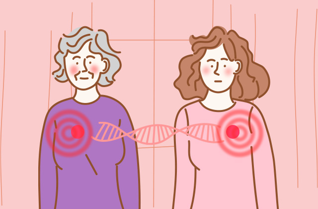 '유전성 유방암 vs 가족성 유방암' 고위험군 및 예방법